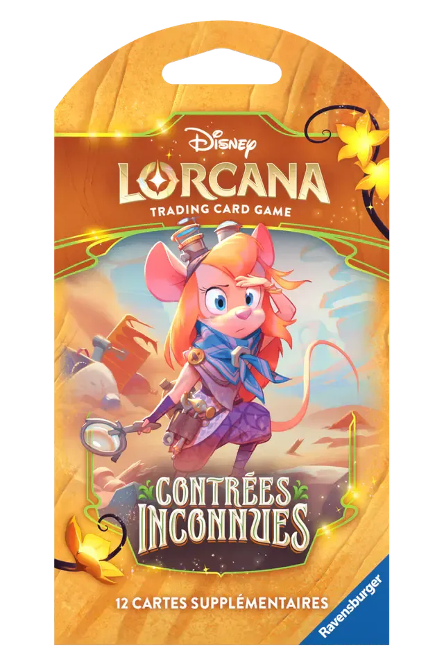 Booster sleeved Disney Lorcana photographié par Lorcacard