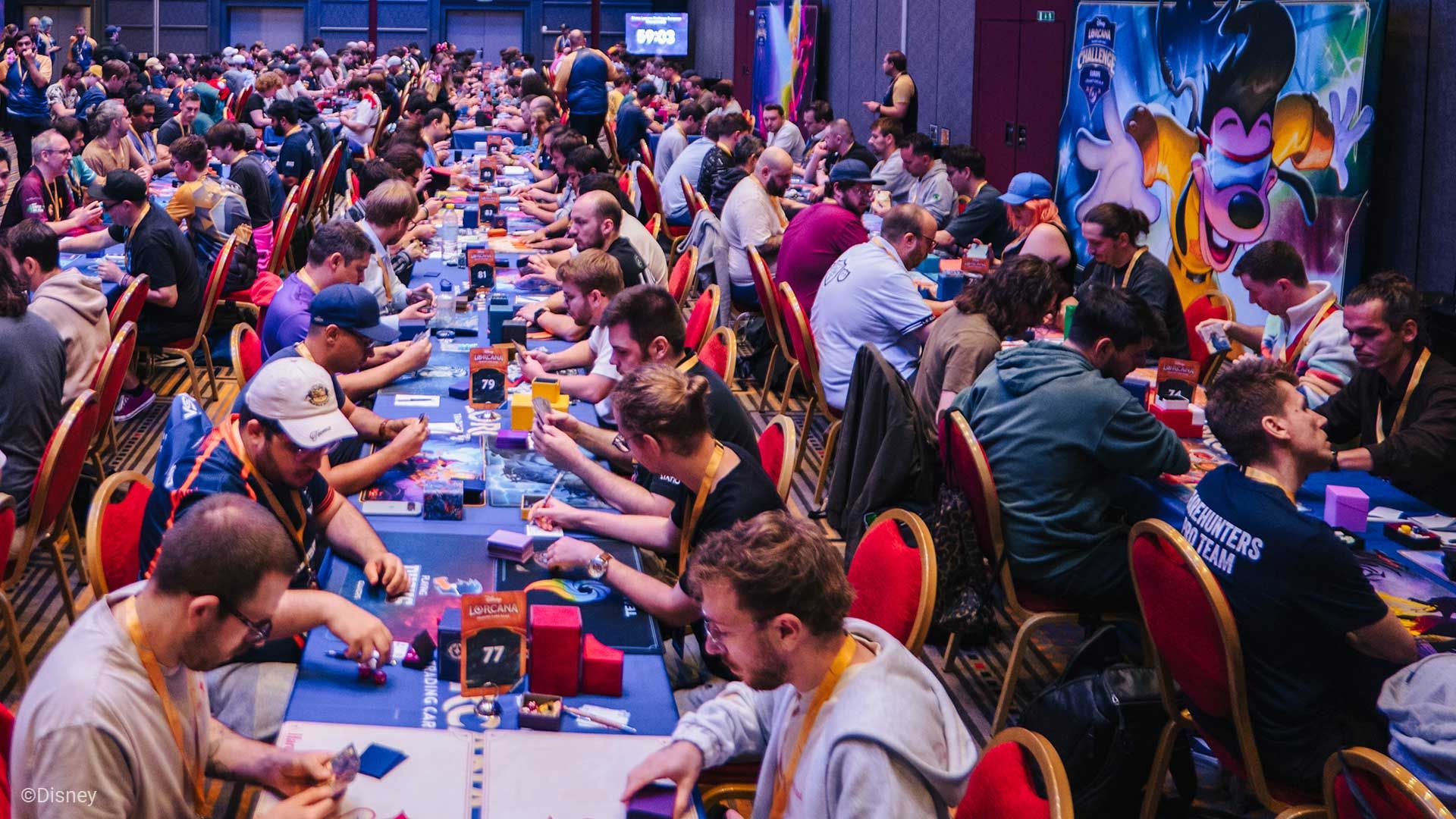 Joueurs au Championnat d’Europe Lorcana