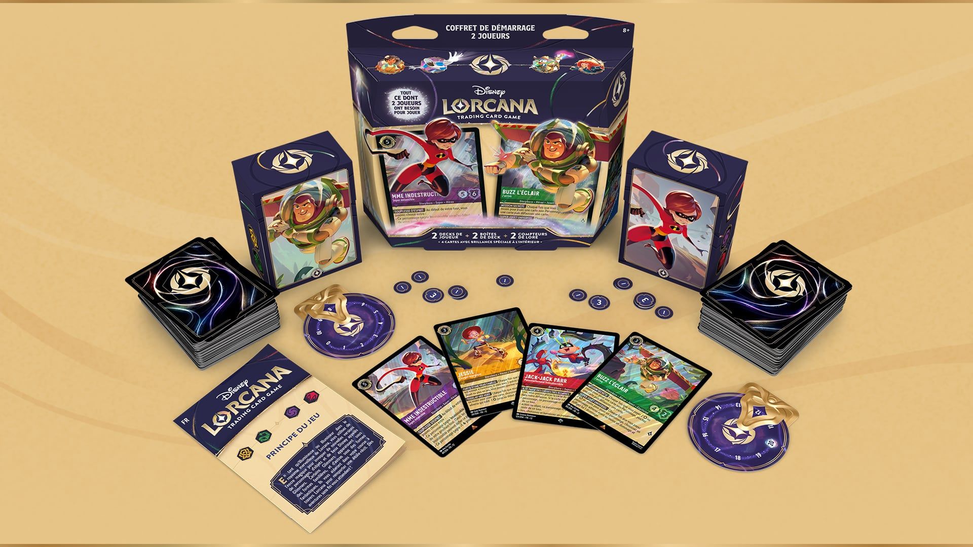 Coffret Démarrage 2 Joueurs Disney Lorcana