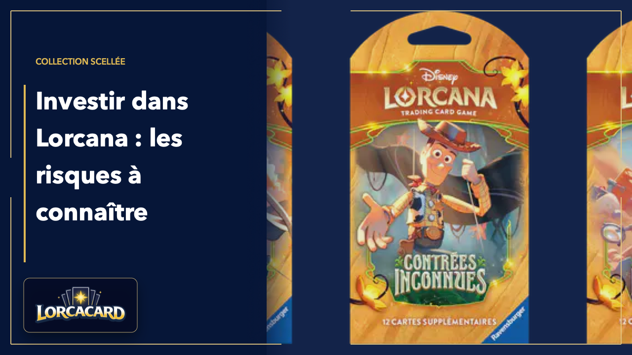 Investir dans Lorcana : risques, scellé et collection à long terme