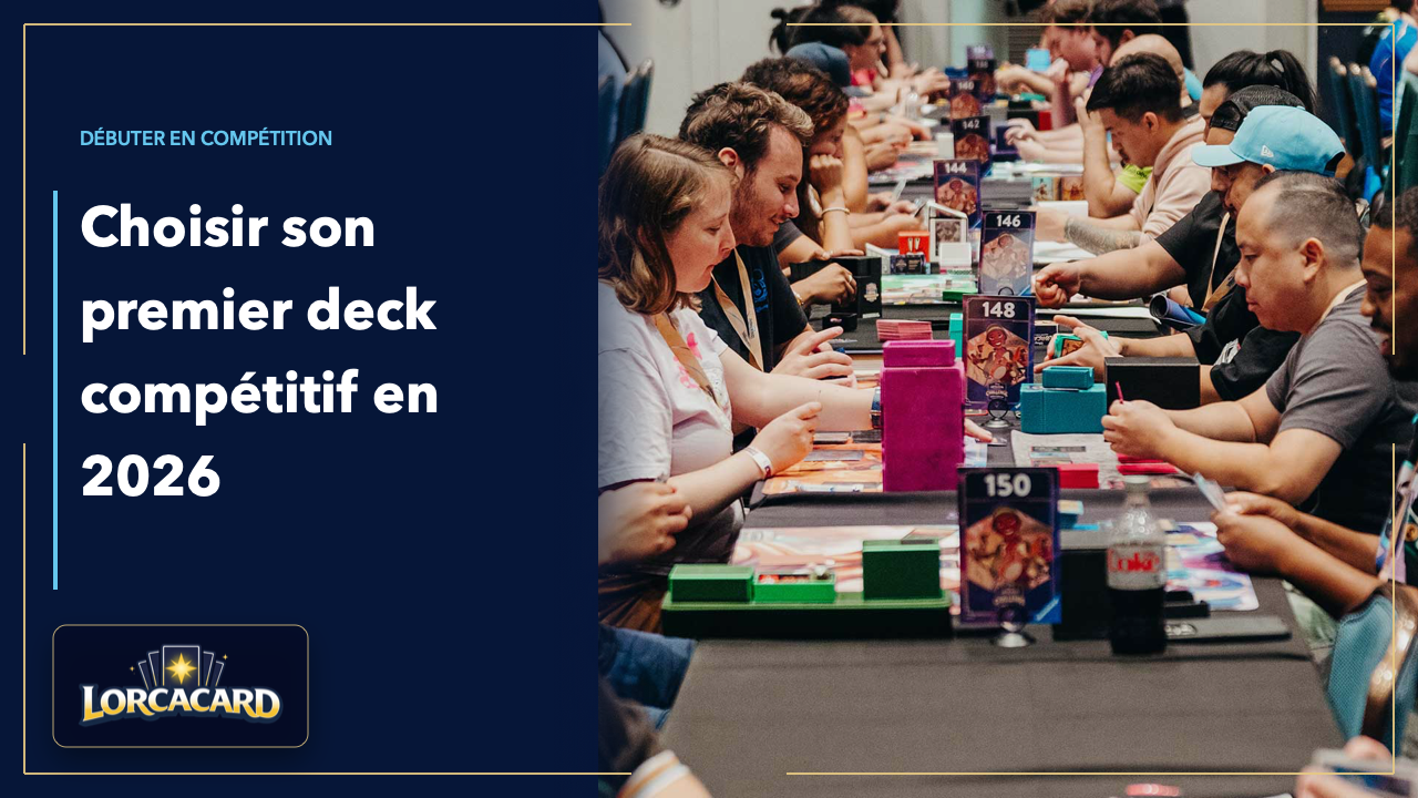 Premier deck compétitif Lorcana : comment bien le choisir en 2026