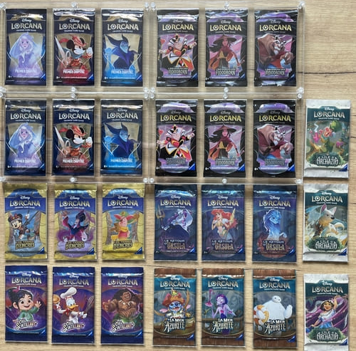 Collection artset boosters Lorcana