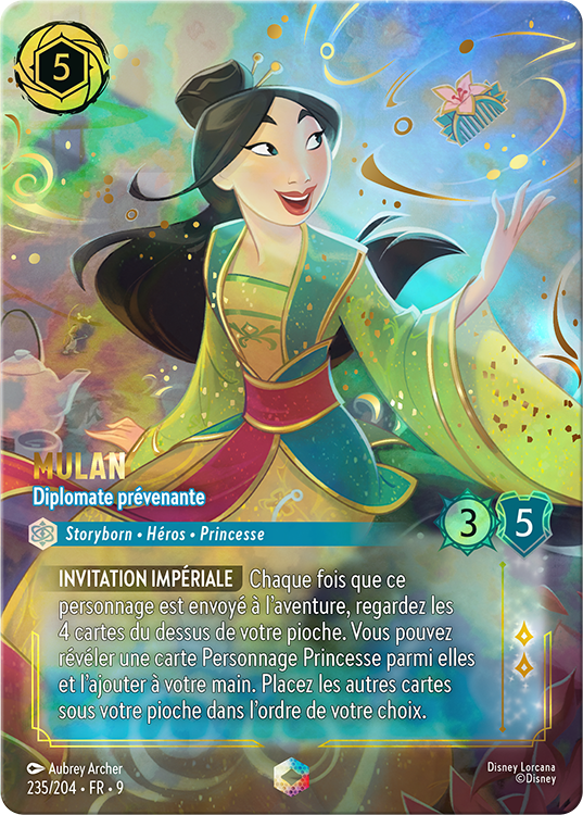 Mulan Diplomate attentionnée en rareté Enchantée